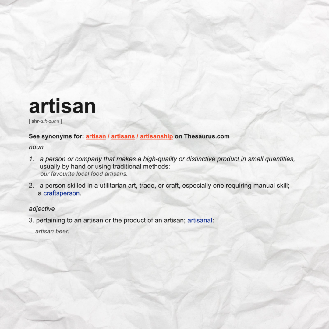 definition of what an artisan is